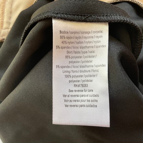 Alex Evenings Women's Cocktail Dress Size 8 Black Sequined Lace and Crepe Sheath - Picture 11 of 13